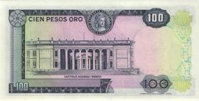 Kolumbien / Colombia P.410c 100 Pesos Oro 1970 (1) 