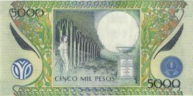Kolumbien / Colombia P.447a 5.000 Pesos 12.10.1997 (1) 
