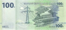 Kongo / Congo P.Neu 100 Francs 2022 (1) 