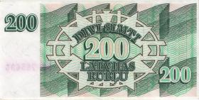 Lettland / Latvia P.41 200 Rubel 1992 (2/1 