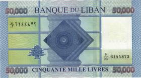 Libanon / Lebanon P.94b 50.000 Livres 2012 (1) 