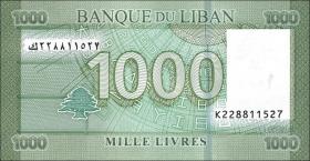 Libanon / Lebanon P.Neu 1000 Livres 2022 Polymer (1) 