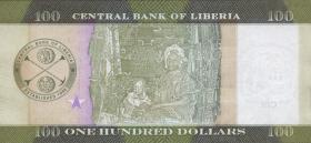 Liberia P.35a 100 Dollars 2016 (1) 
