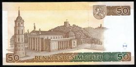 Litauen / Lithuania P.61 50 Litu 1998 (1) Serie AG 
