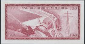 Luxemburg / Luxembourg P.52 100 Francs 1963 (1-) 
