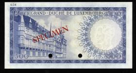 Luxemburg / Luxembourg P.52As 500 Francs (1963) (1) 