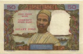 Madagaskar P.61 50 Francs = 10 Ariary (1969) (1/1-) 