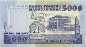Madagaskar P.73 5000 Francs = 1000 Ariary (1988-93) (1) 