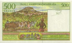 Madagaskar P.075a 500 Francs (1994) (1) 