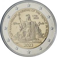 Malta 2 Euro 2023 Napoleon in Coincard 