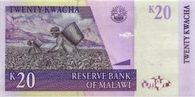 Malawi P.38a 20 Kwacha 1997 (1) 
