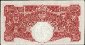 Malaya & British Borneo P.13 10 Dollars 1941 (2) 