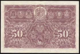 Malaya P.10b 50 Cents 1941 (1) 