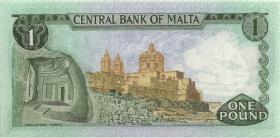 Malta P.31b 1 Lira 1967 (1973) (1) 