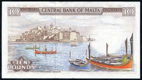 Malta P.33e 10 Liri 1967 (1973) (2) 