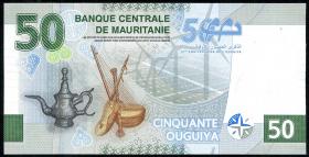 Mauretanien / Mauritania P.28a 50 Ouguiya 2023 AA Gedenkbanknote (1) 