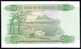 Mauritius P.32b 25 Rupien (1967) (1) 