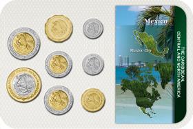 Kursmünzensatz Mexiko / Coin Set Mexico 