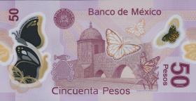 Mexiko / Mexico P.123As 50 Pesos 7.12.2015 Polymer (1) 