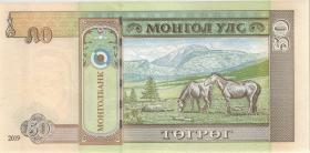 Mongolei / Mongolia P.72 50 Tugrik 2019 (1) 
