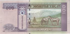 Mongolei / Mongolia P.73 100 Tugrik 2020 (1) 