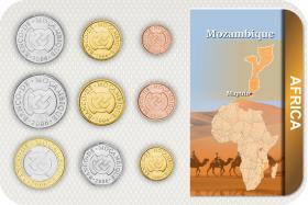 Kursmünzensatz Mozambique 