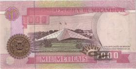 Mozambique P.135 1000 Meticais 1991 (1) 