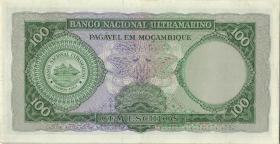 Mozambique P.109b 100 Escudos 1961 (2+) 