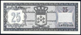 Niederl. Antillen / Netherlands Antilles P.10b 25 Gulden 1972 (1) 