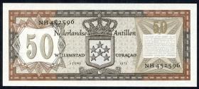 Niederl. Antillen / Netherlands Antilles P.11b 50 Gulden 1972 (1) 