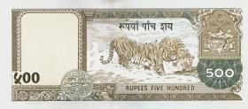 Nepal P.50a 500 Rupien (2002) König Gyanendran (1) 