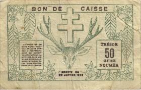 Neu Kaledonien / New Caledonia P.54 50 Centimes 1943 (3) 