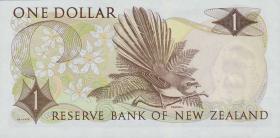 Neuseeland / New Zealand P.163b 1 Dollar (1968-75) (1) 