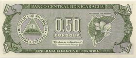 Nicaragua P.172 1/2 Cordoba (1992) (1) 