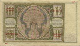 Niederlande / Netherlands P.051c 100 Gulden 1942 (3) 