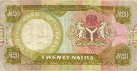Nigeria P.18e 20 Naira (o.J.) (3) 