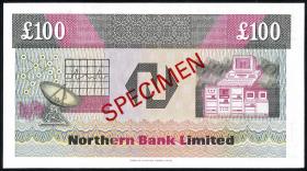 Nordirland / Northern Ireland P.197s 100 Pounds 1990 Specimen (1) 