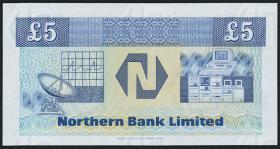 Nordirland / Northern Ireland P.193a 5 Pounds 1989 (1) 