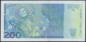Norwegen / Norway P.48a 200 Kronen 1994 (1) 