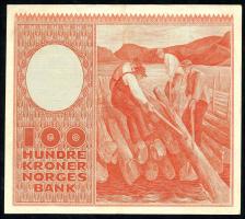 Norwegen / Norway P.33b 100 Kronen 1957 (2) 