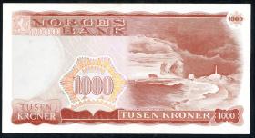 Norwegen / Norway P.40b 1000 Kroner 1984 (3/2) 