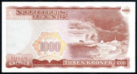 Norwegen / Norway P.40c 1000 Kronen 1985 (3+) 