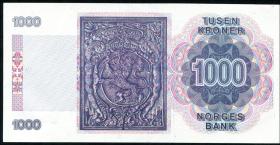 Norwegen / Norway P.45a 1000 Kronen 1990 (2+) 