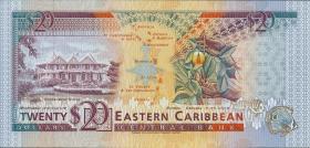 Ost Karibik / East Caribbean P.28a 20 Dollars (1993) (1) 