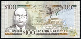 Ost Karibik / East Caribbean P.36k 100 Dollars (1996) (1) 
