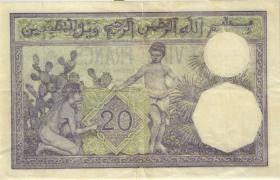 Algerien / Algeria P.078c 20 Francs 1941 (3+) 