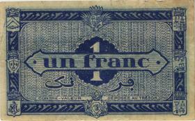 Algerien / Algeria P.098a 1 Franc L. 1944 (3) 