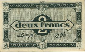 Algerien / Algeria P.102 2 Francs L. 1944 (2) 