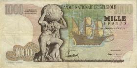 Belgien / Belgium P.136a 1000 Francs 1964 (3) 