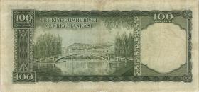 Türkei / Turkey P.176 100 Lira L.1930 (1962) (3) 